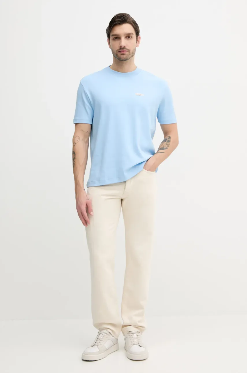 Джинсы с примесью льна Calvin Klein Jeans мужские J30J327539 Джинсы с примесью льна Calvin Klein Jeans мужские J30J327539