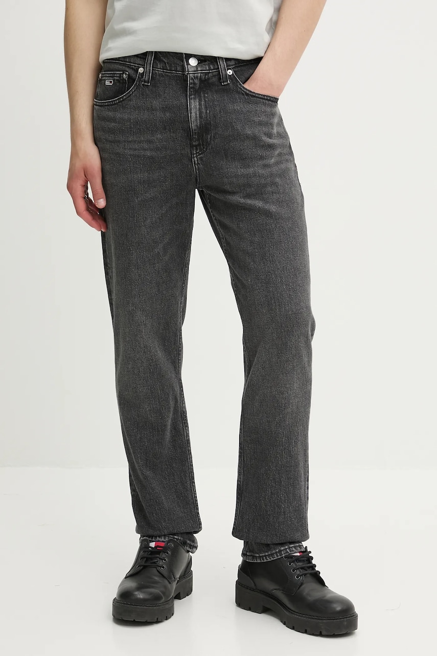 Tommy Jeans blugi culoarea gri, DM0DM21355