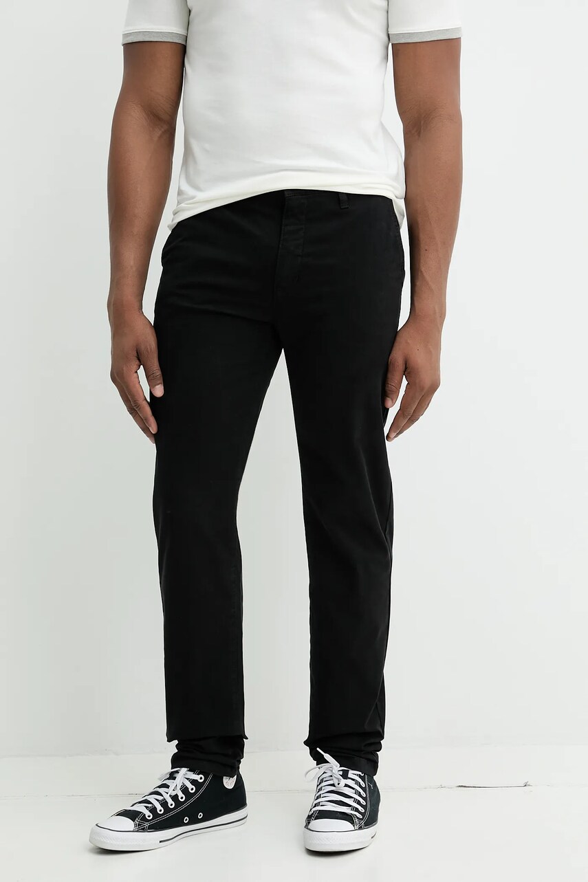 Levně Džíny Guess Jeans pánské, černá barva, M4YB33 WGB5A
