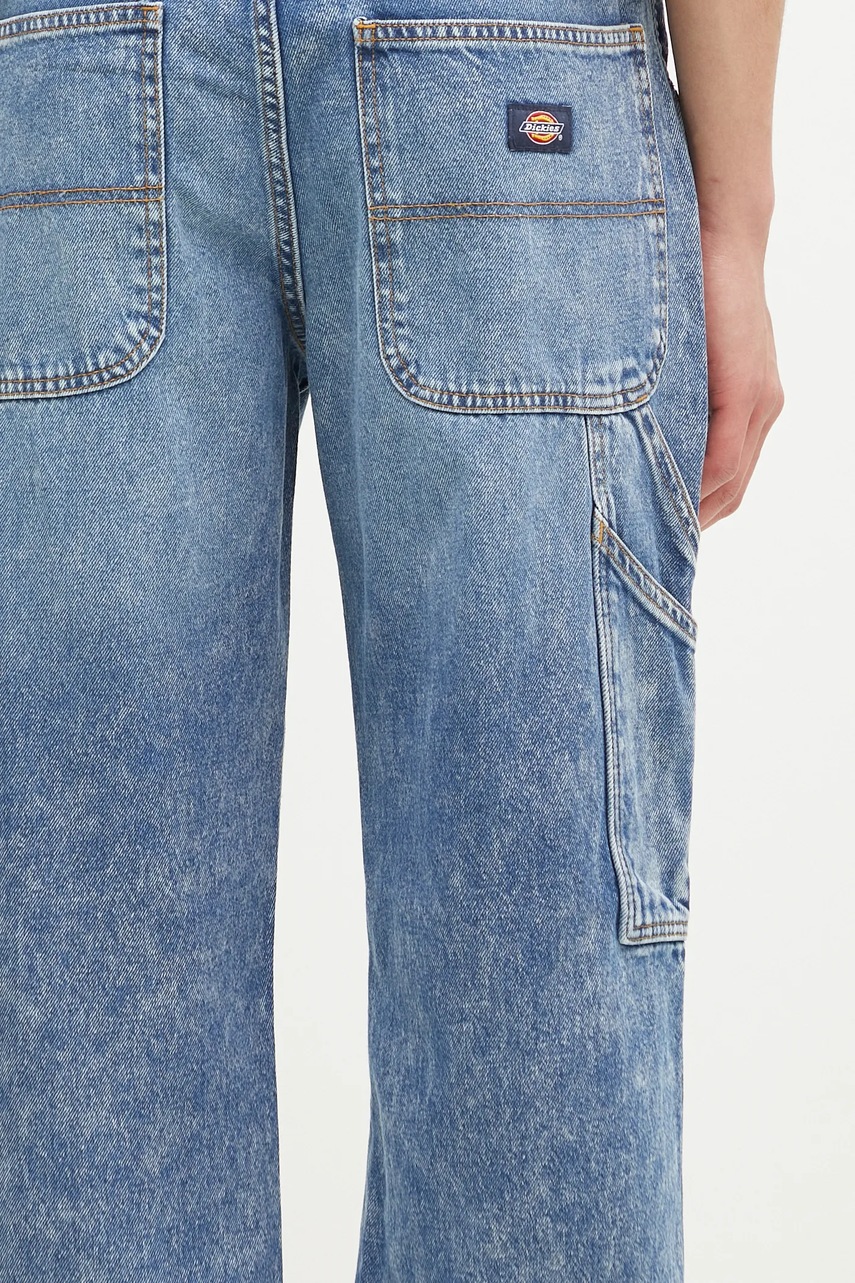 Džíny Dickies Garyville Denim Rinsed Blue W/ Fade (obrázek 4)