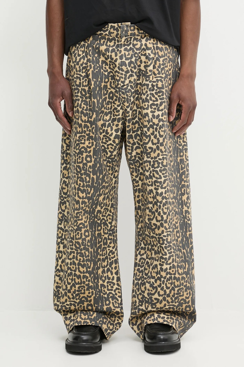 RHUDE jeans Leopard Drop-Crotch