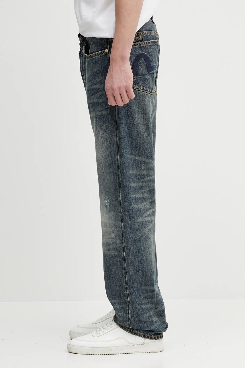 Τζιν παντελόνι Evisu 7-Pocket Dark Tone Washed 2ESHTM5JE1001 φωτογραφία