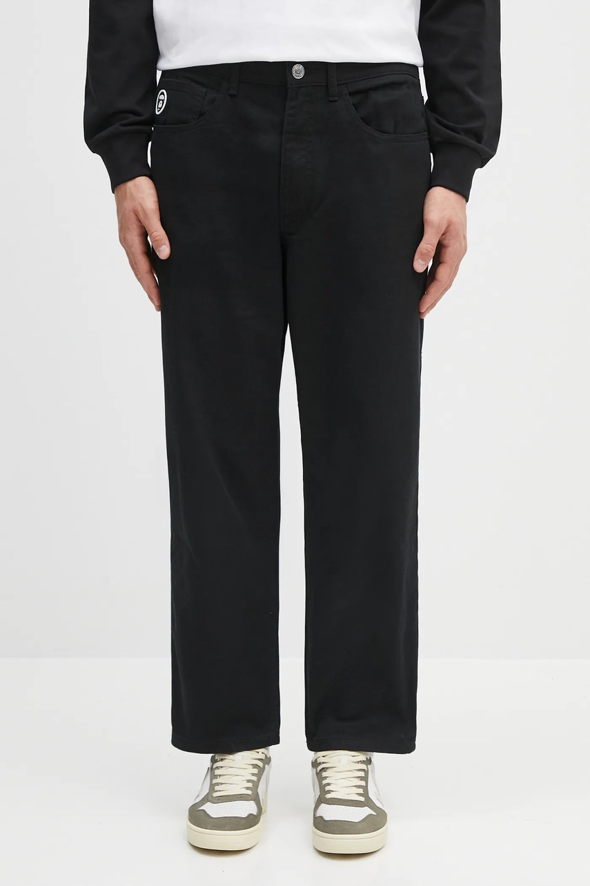 Bavlněné džíny AAPE Now pánské, AAPPTMB623XXN