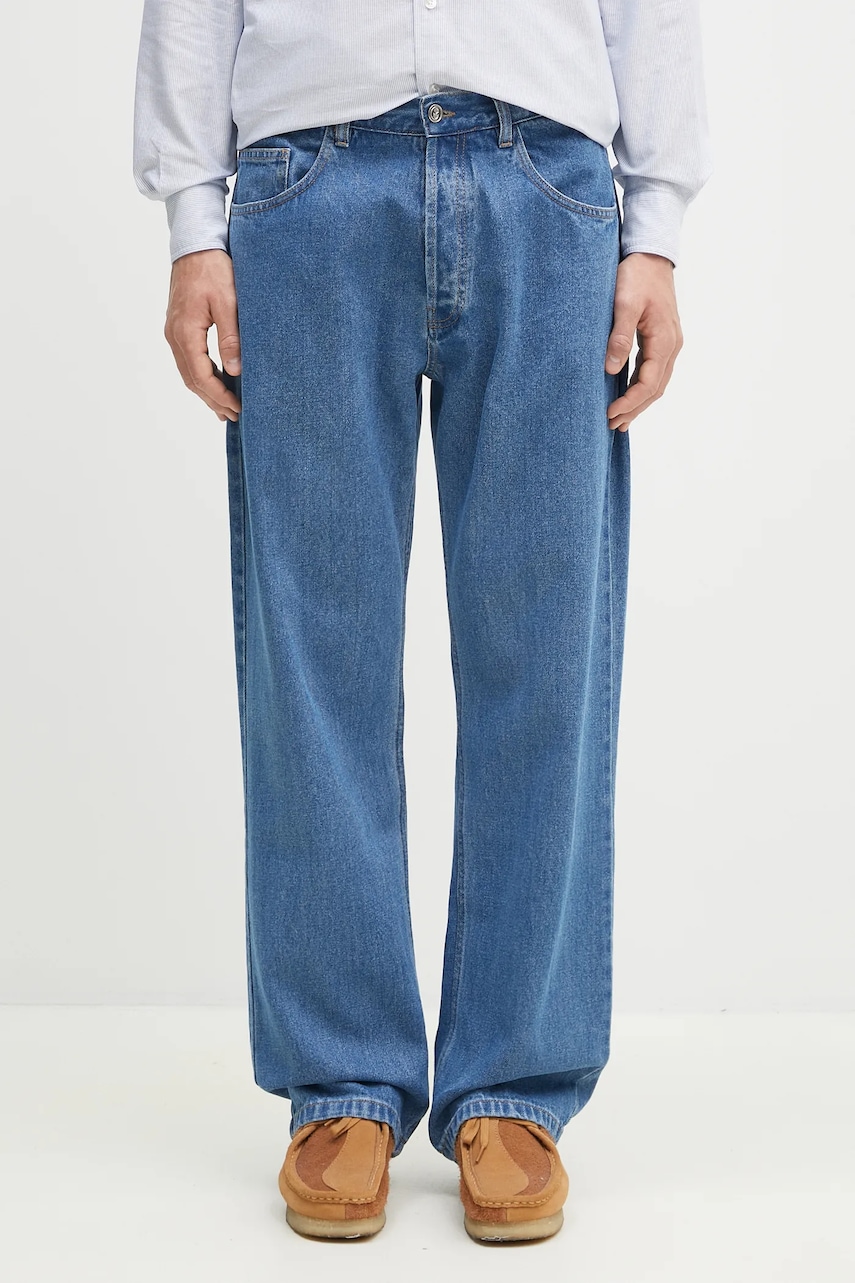 No Problemo blugi din bumbac Bagi Jean