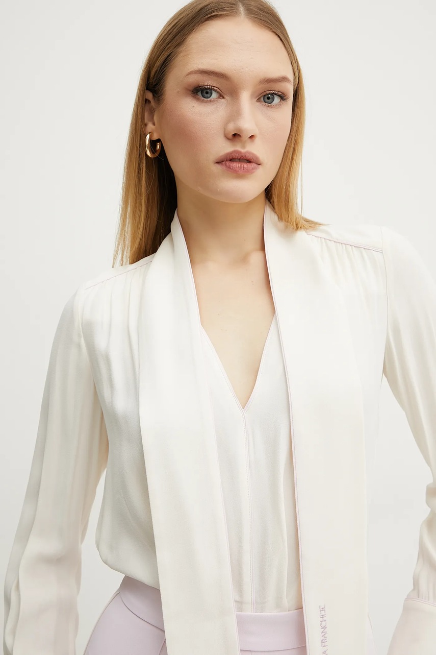 Ολόσωμη φόρμα Elisabetta Franchi χρώμα: μπεζ, TU04251E2 φωτογραφία