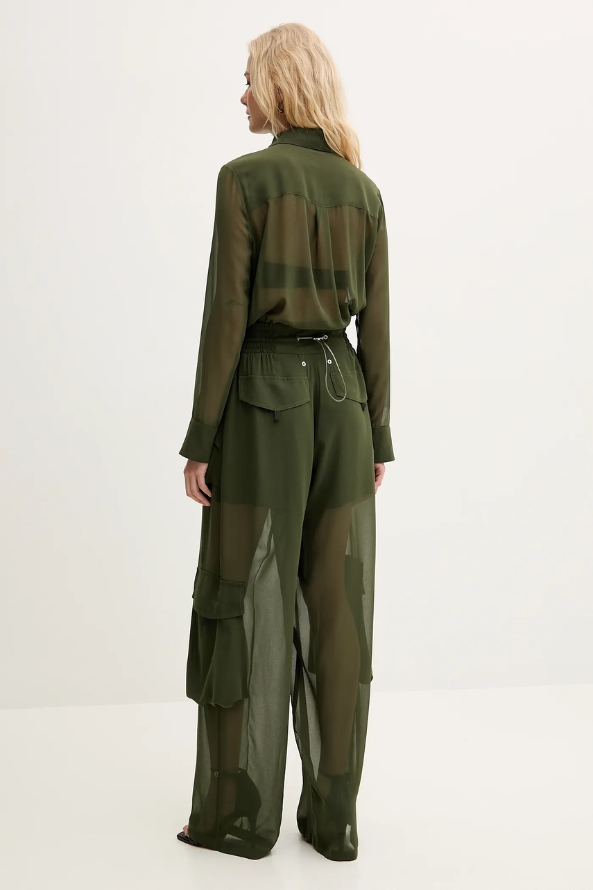 Комбинезон Pinko цвет зелёный с воротником 104750 A21F