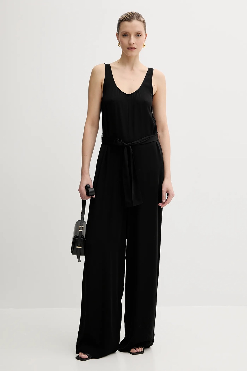 Комбинезон Armani Exchange цвет чёрный овальное декольте XW000210 AF12742