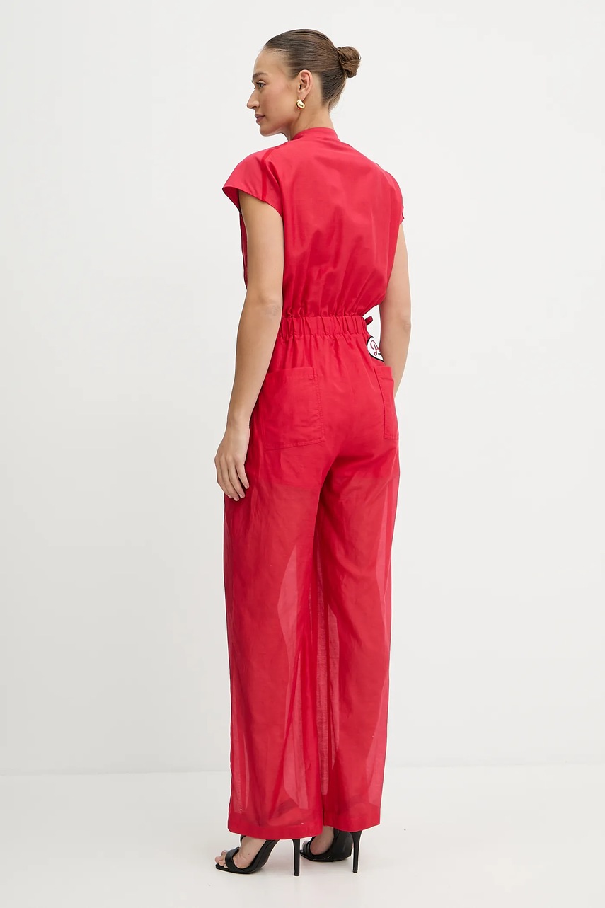 Μεταξωτή φόρμα Pinko χρώμα: κόκκινο, 105239 A2M7 φωτογραφία