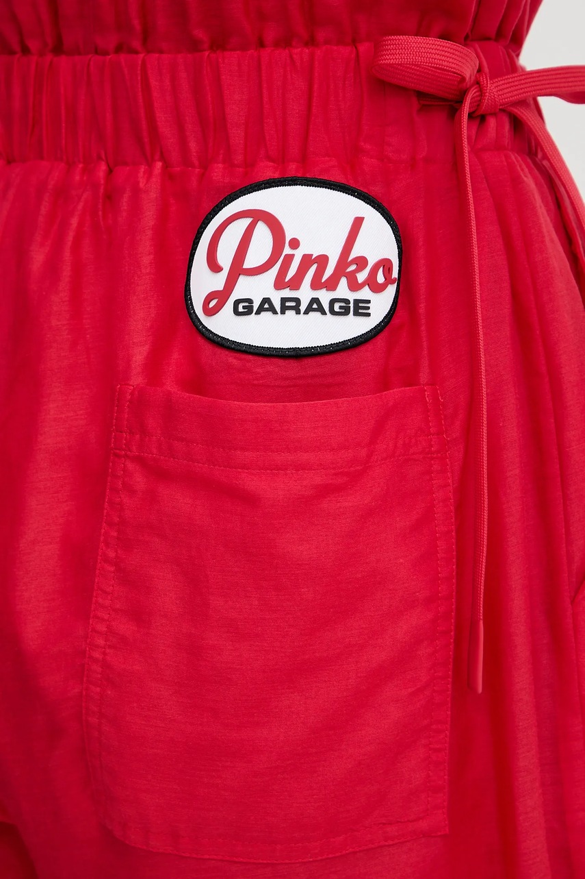 Μεταξωτή φόρμα Pinko χρώμα: κόκκινο, 105239 A2M7 φωτογραφία