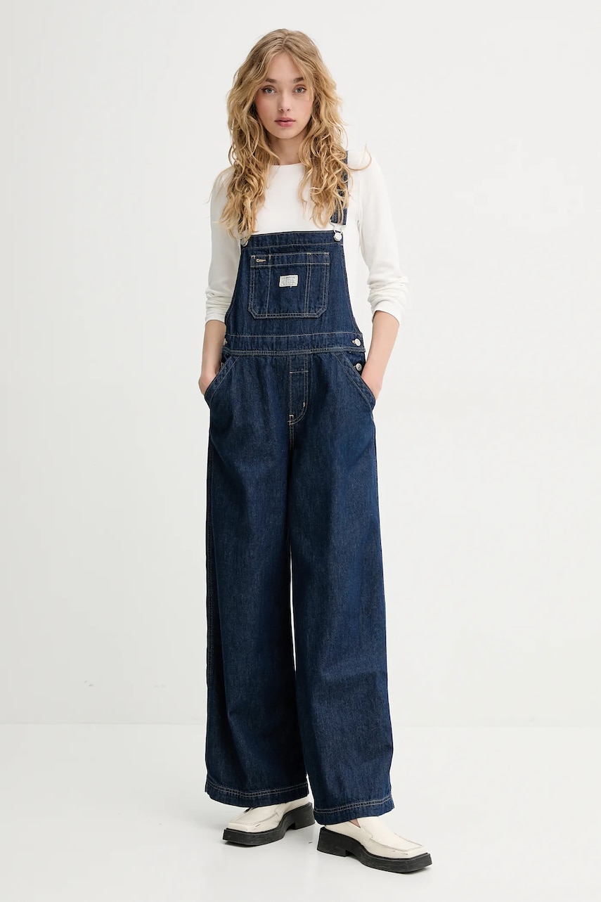 Levi's salopetă din denim XL OVERALL femei 001V0 Levi's salopetă din denim XL OVERALL femei 001V0
