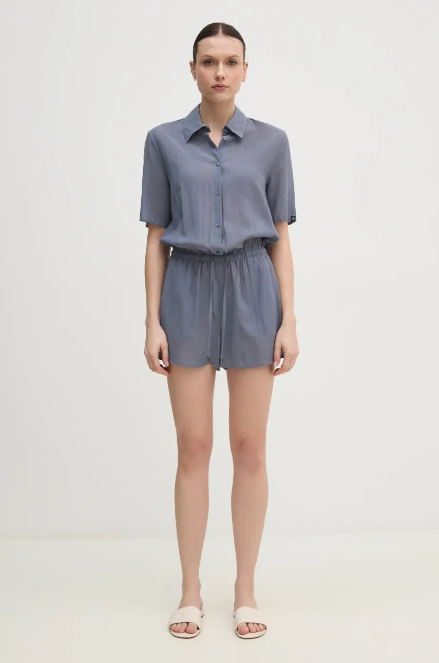 Комбинезон Calvin Klein с воротником KW0KW02853 Комбинезон Calvin Klein с воротником KW0KW02853