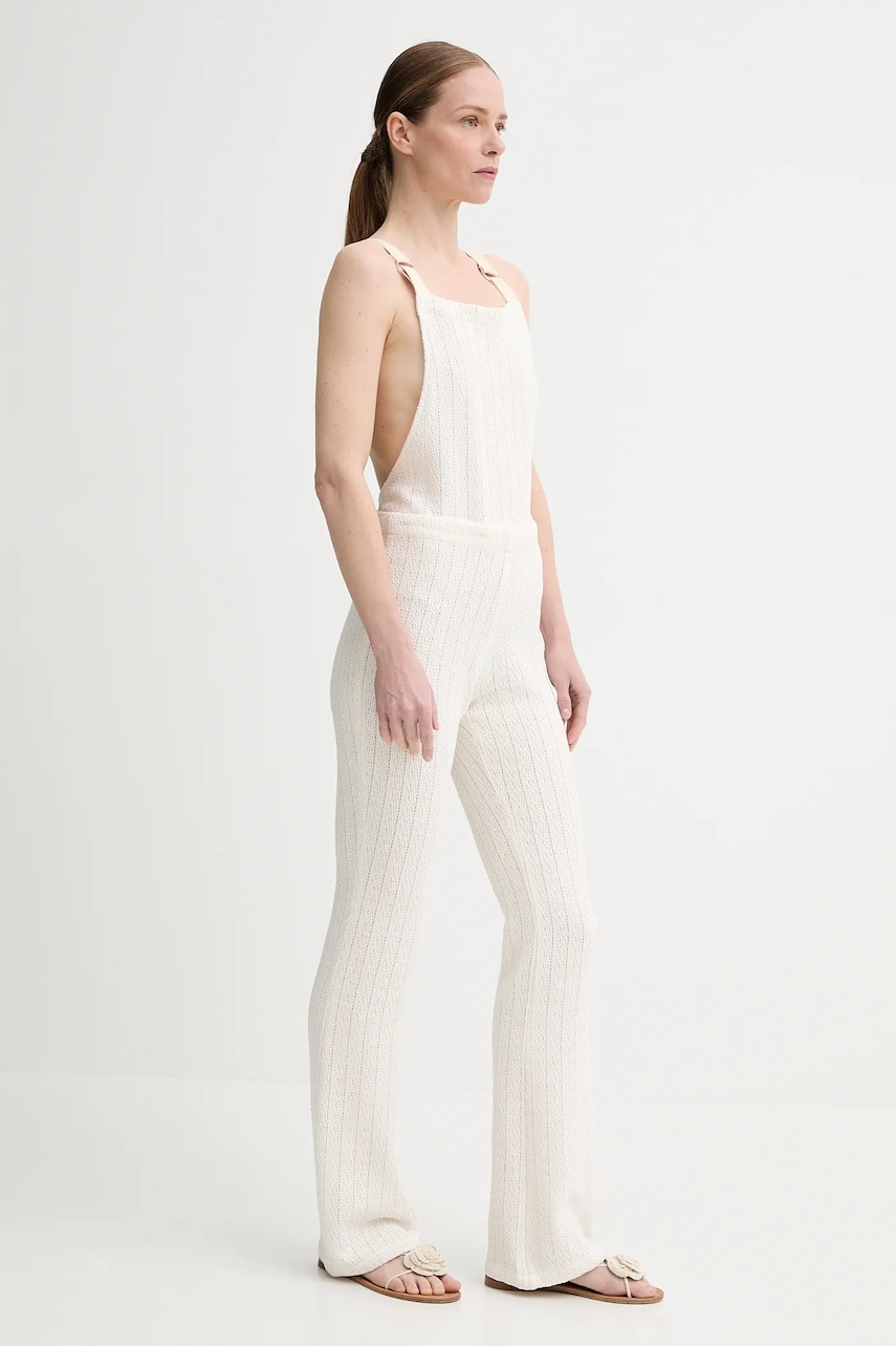 Sessun salopeta culoarea bej, cold shoulder, 25219000