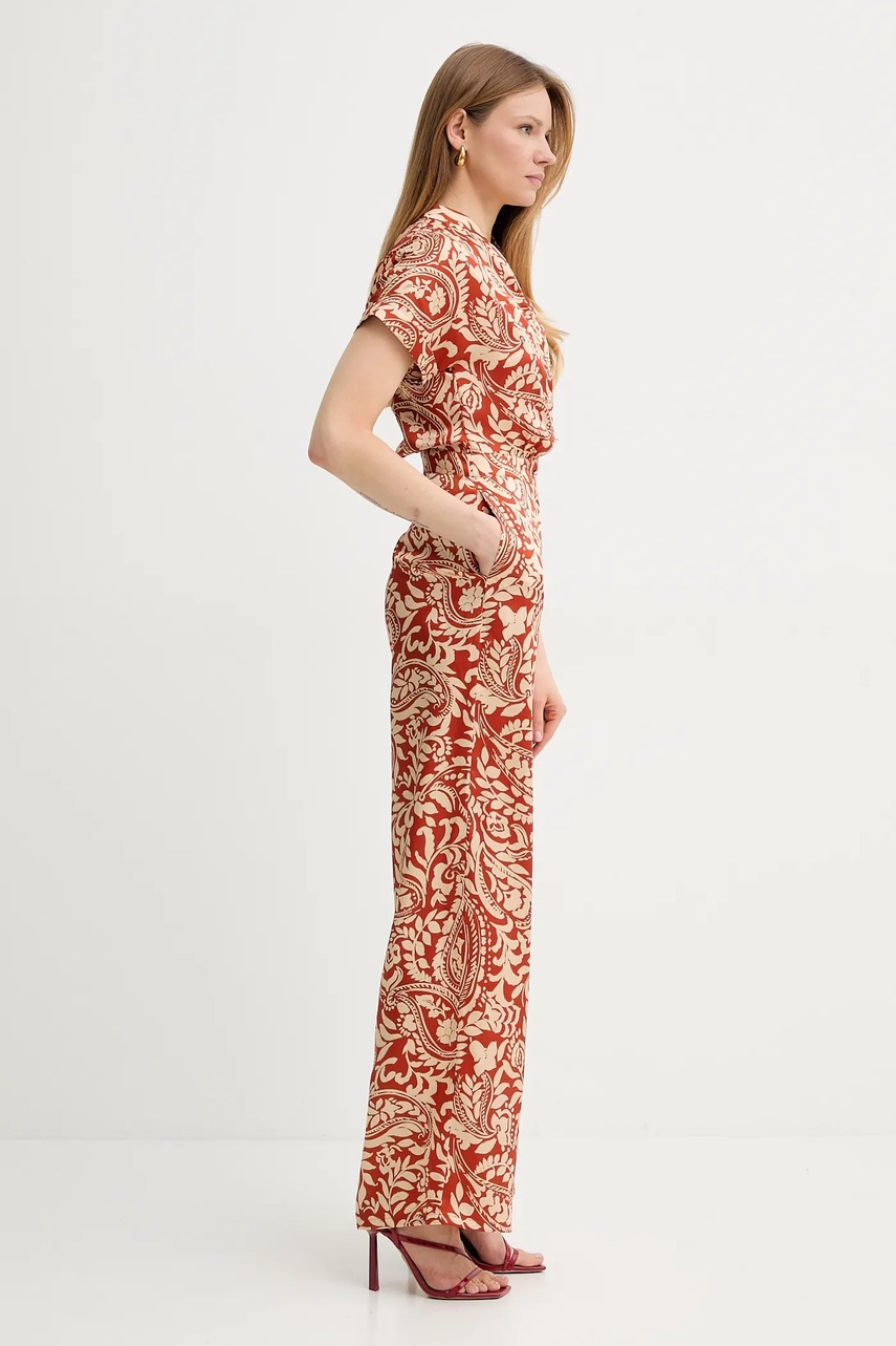 Комбинезон Liu Jo цвет оранжевый острое декольте WA5177.T5973