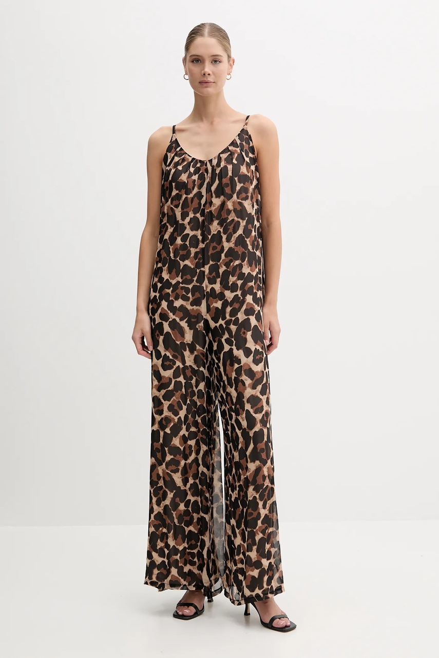 Комбинезон Joseph Ribkoff цвет коричневый овальное декольте 252936