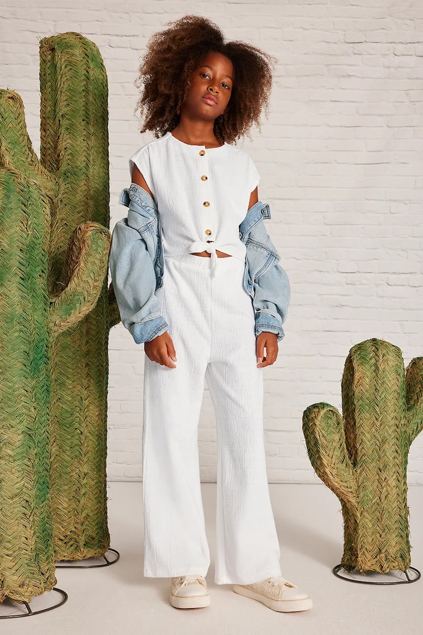 Mayoral salopeta copii culoarea bej, 6865