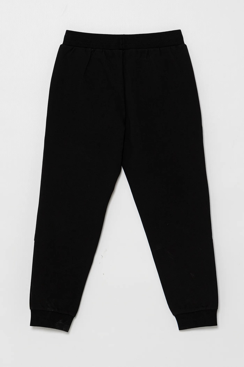 Детские спортивные штаны EA7 Emporio Armani цвет чёрный с принтом 7B000095 AF13148