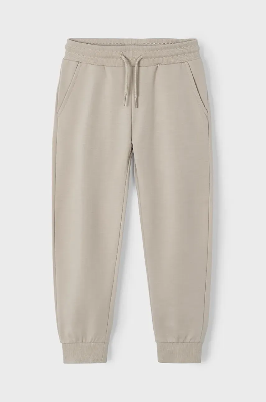 Mayoral pantaloni de trening pentru copii culoarea verde, neted, 742
