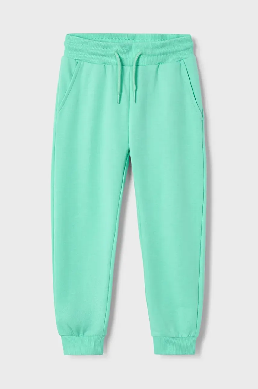 Mayoral pantaloni de trening pentru copii culoarea turcoaz, neted, 742