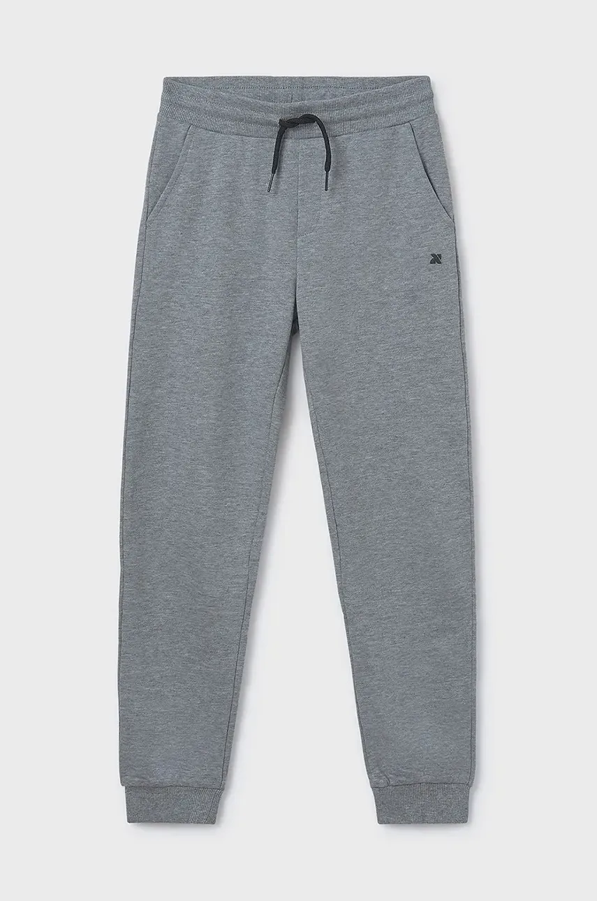 Mayoral pantaloni de trening pentru copii culoarea gri, neted, 744