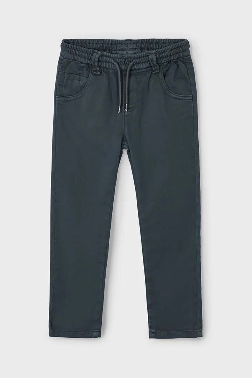 Mayoral pantaloni copii soft culoarea negru, neted, 3572