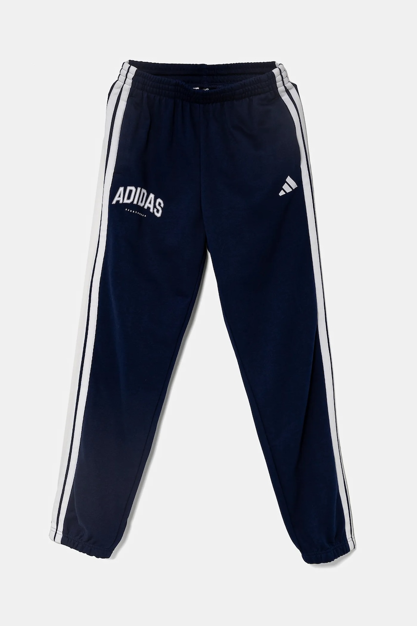 Детские спортивные штаны adidas цвет синий с принтом JM2444 Детские спортивные штаны adidas цвет синий с принтом JM2444