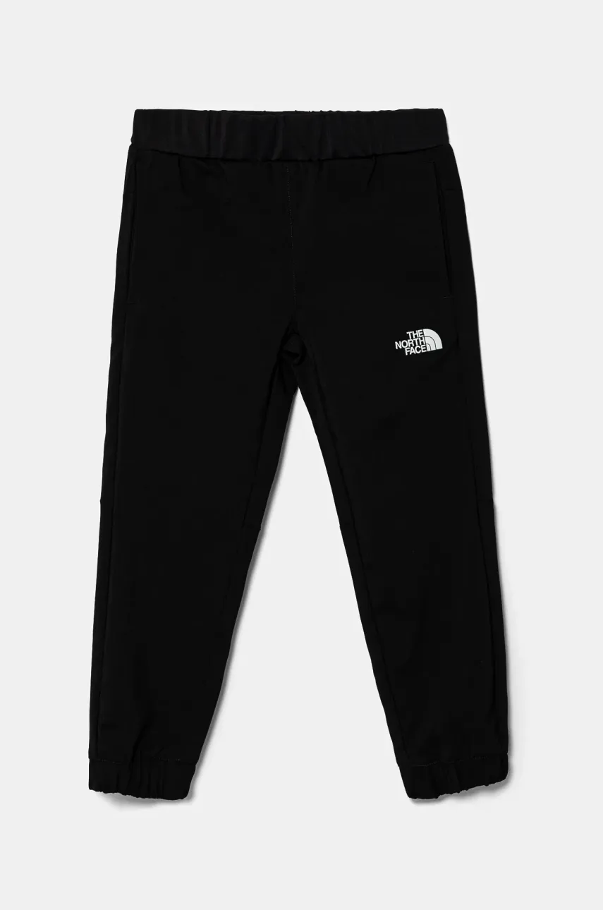 The North Face pantaloni de trening pentru copii ON THE TRAIL PANT culoarea negru, cu imprimeu, NF0A8AN9JK31