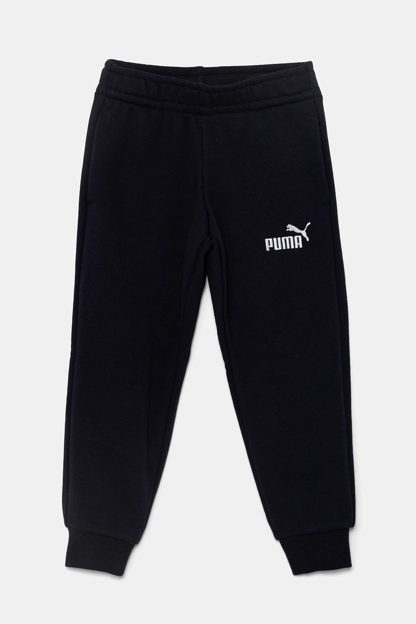 Puma pantaloni de trening pentru copii ESS No. 1 Logo Sweatpants TR culoarea albastru marin, neted, 684934