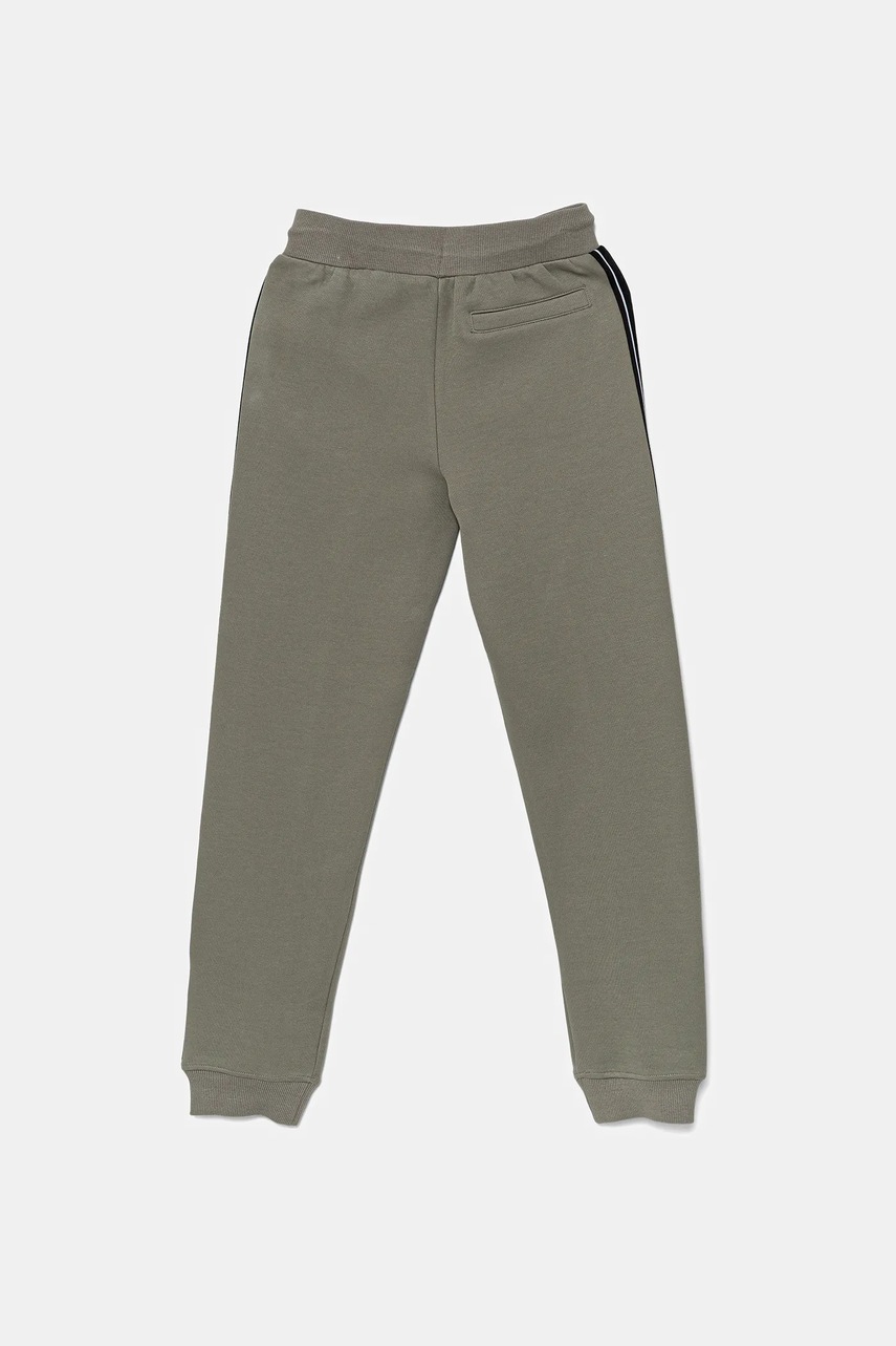 Детские спортивные штаны Guess цвет зелёный узор L5GQ13 KB3P2