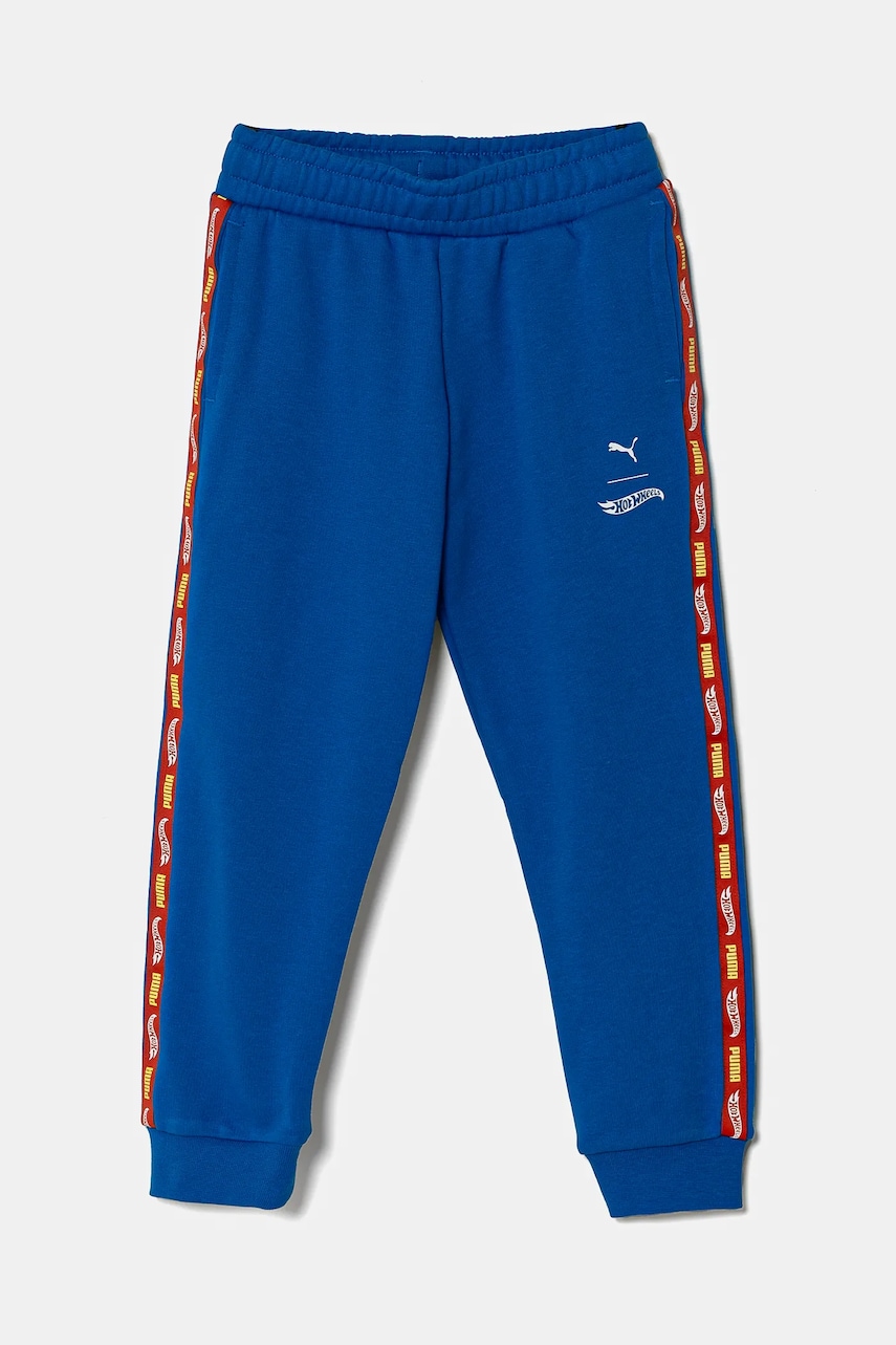 Puma pantaloni de trening pentru copii X HOT WHEELS Sweatpants TR cu imprimeu, 630072