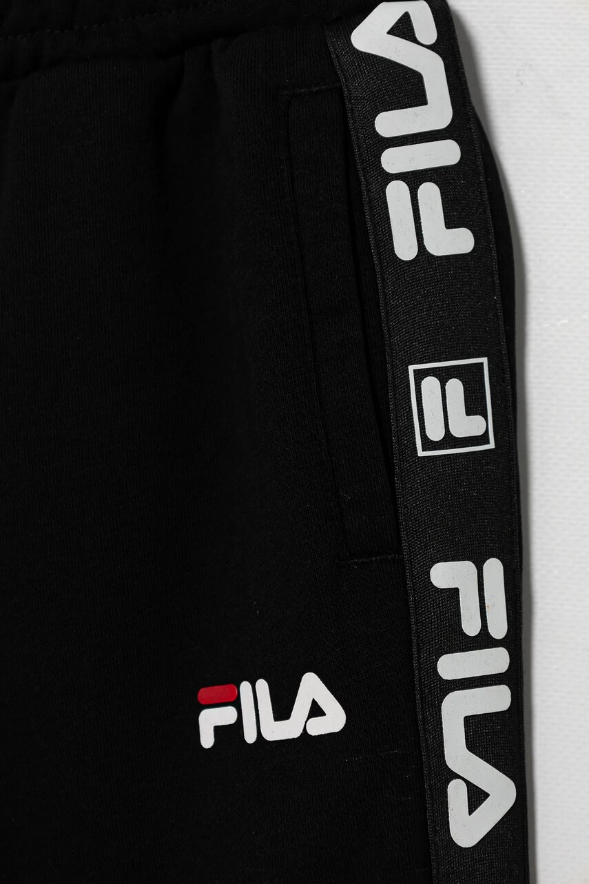 Fila gyerek melegítőnadrág IDSTEIN fekete, nyomott mintás, FAT0689 termék 2. képe