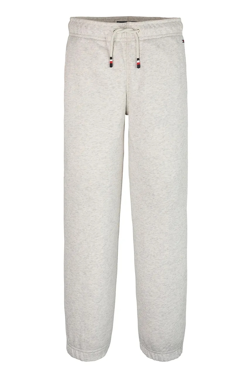 Детские спортивные штаны Tommy Hilfiger цвет белый однотонные KB0KB09616