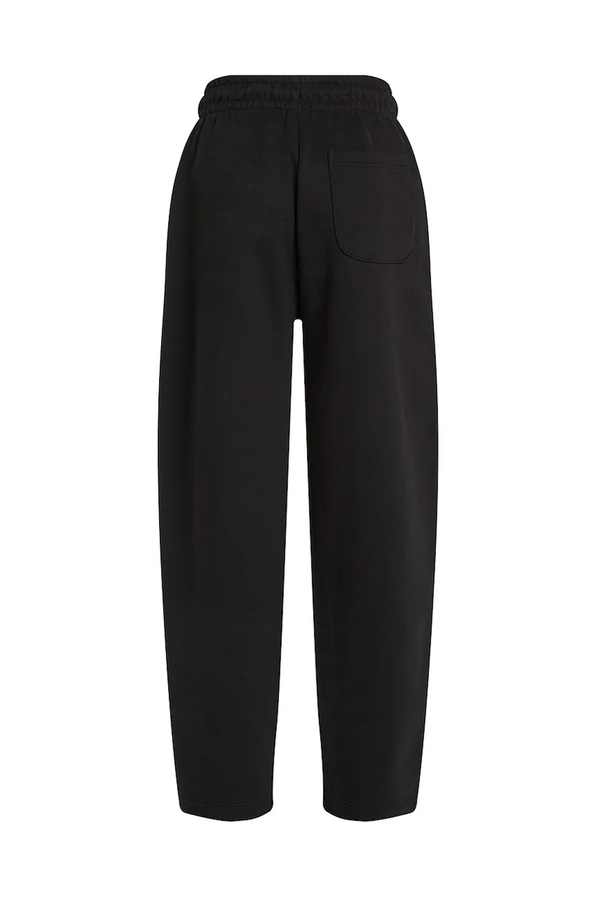 Детские хлопковые штаны Calvin Klein Jeans цвет чёрный с принтом IB0IB02483 Детские хлопковые штаны Calvin Klein Jeans цвет чёрный с принтом IB0IB02483