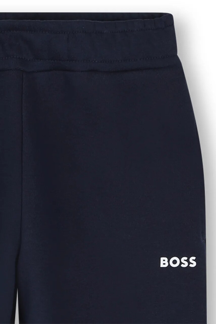 BOSS gyerek melegítőnadrág sötétkék, sima, J51952 termék 2. képe