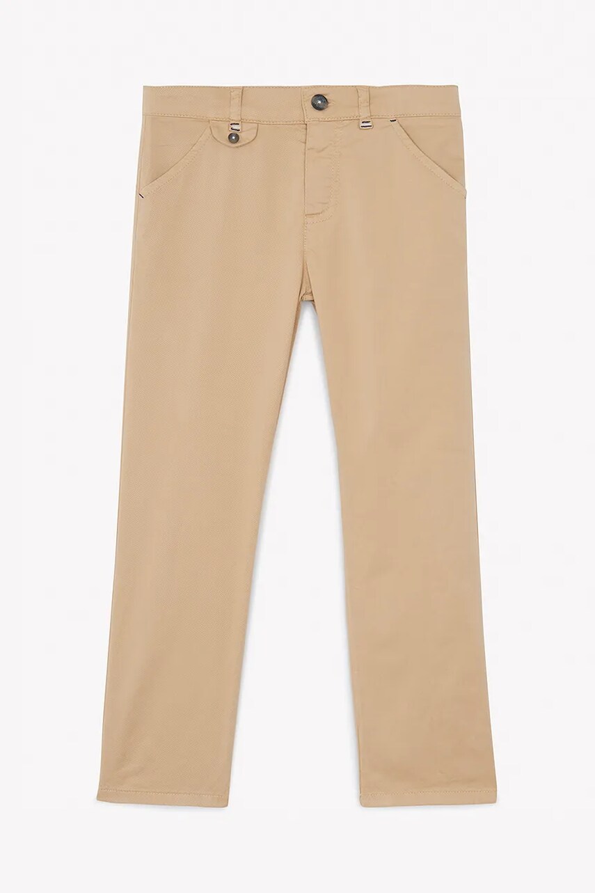 Tartine et Chocolat pantaloni copii culoarea bej, neted, CA22033
