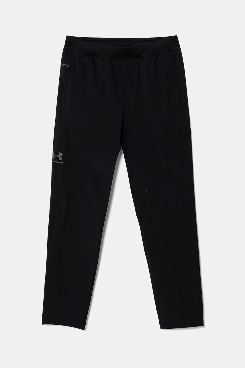Under Armour pantaloni de trening pentru copii Unstoppable Tapered Pant culoarea negru, neted, 1373752 Under Armour pantaloni de trening pentru copii Unstoppable Tapered Pant culoarea negru, neted, 1373752