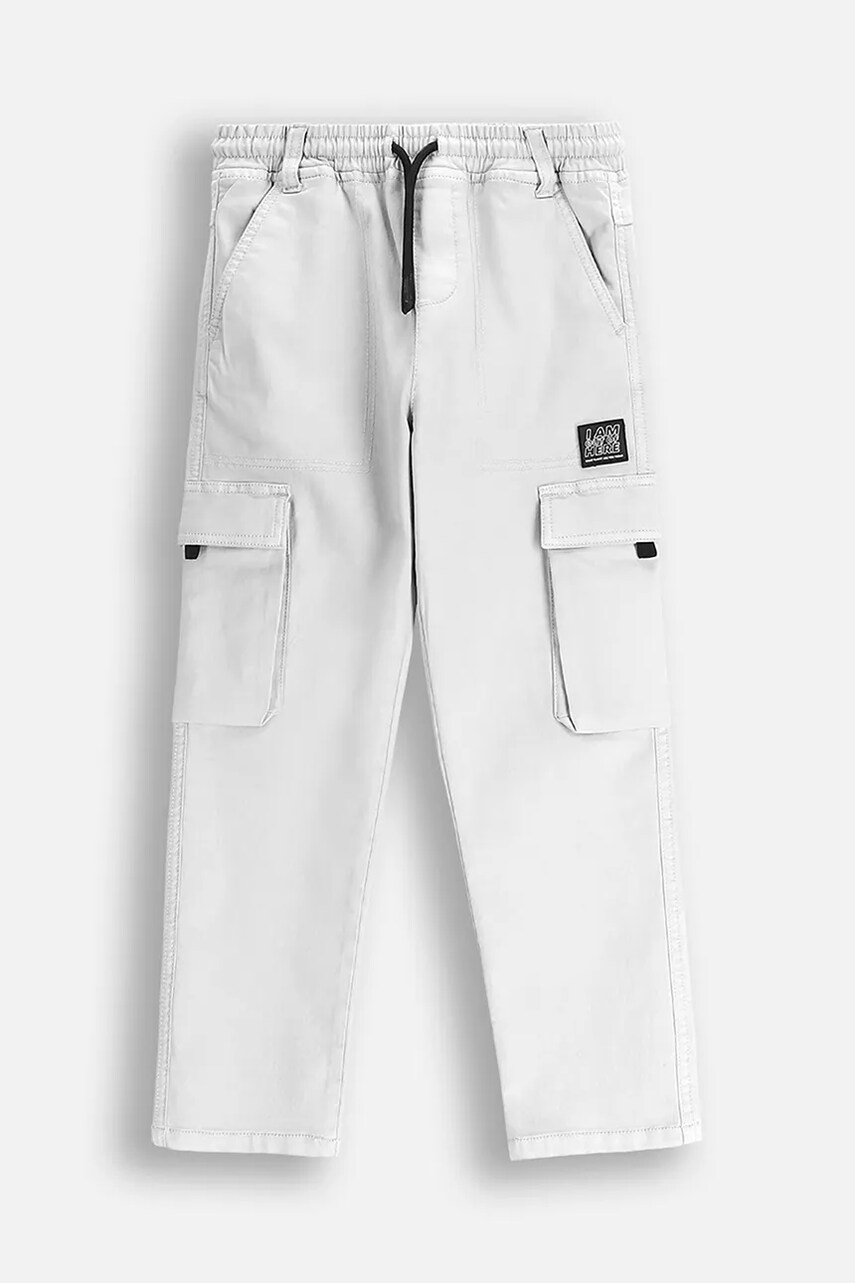 Coccodrillo pantaloni culoarea gri, COSMIC RAVE BOY JUNIOR