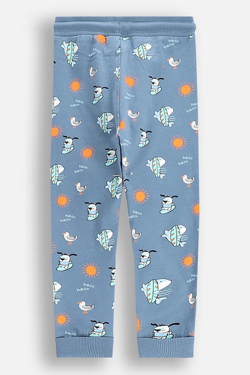 Детские спортивные штаны Coccodrillo узор HOLIDAY SPLASH BOY NEWBORN