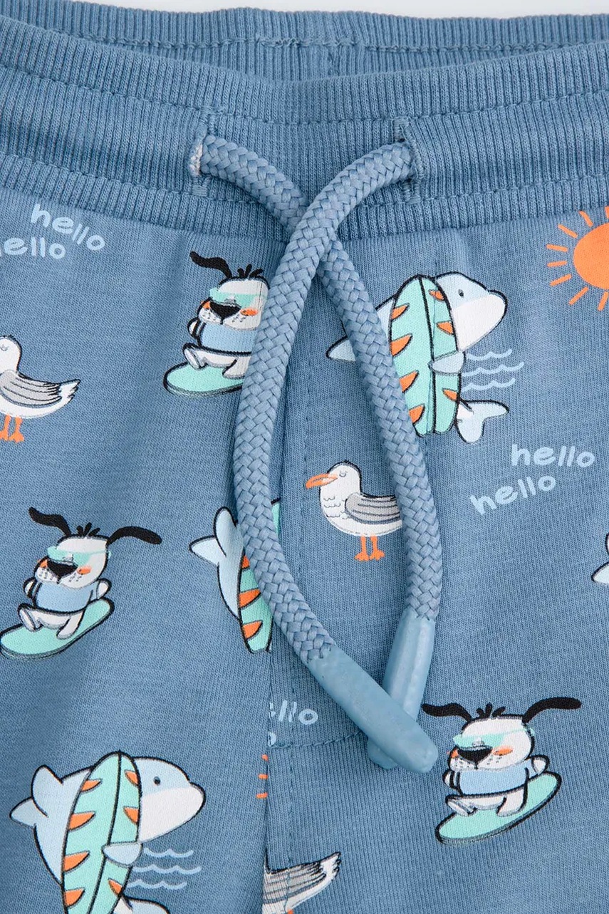 Coccodrillo baba melegítőnadrág mintás, HOLIDAY SPLASH BOY NEWBORN termék 2. képe