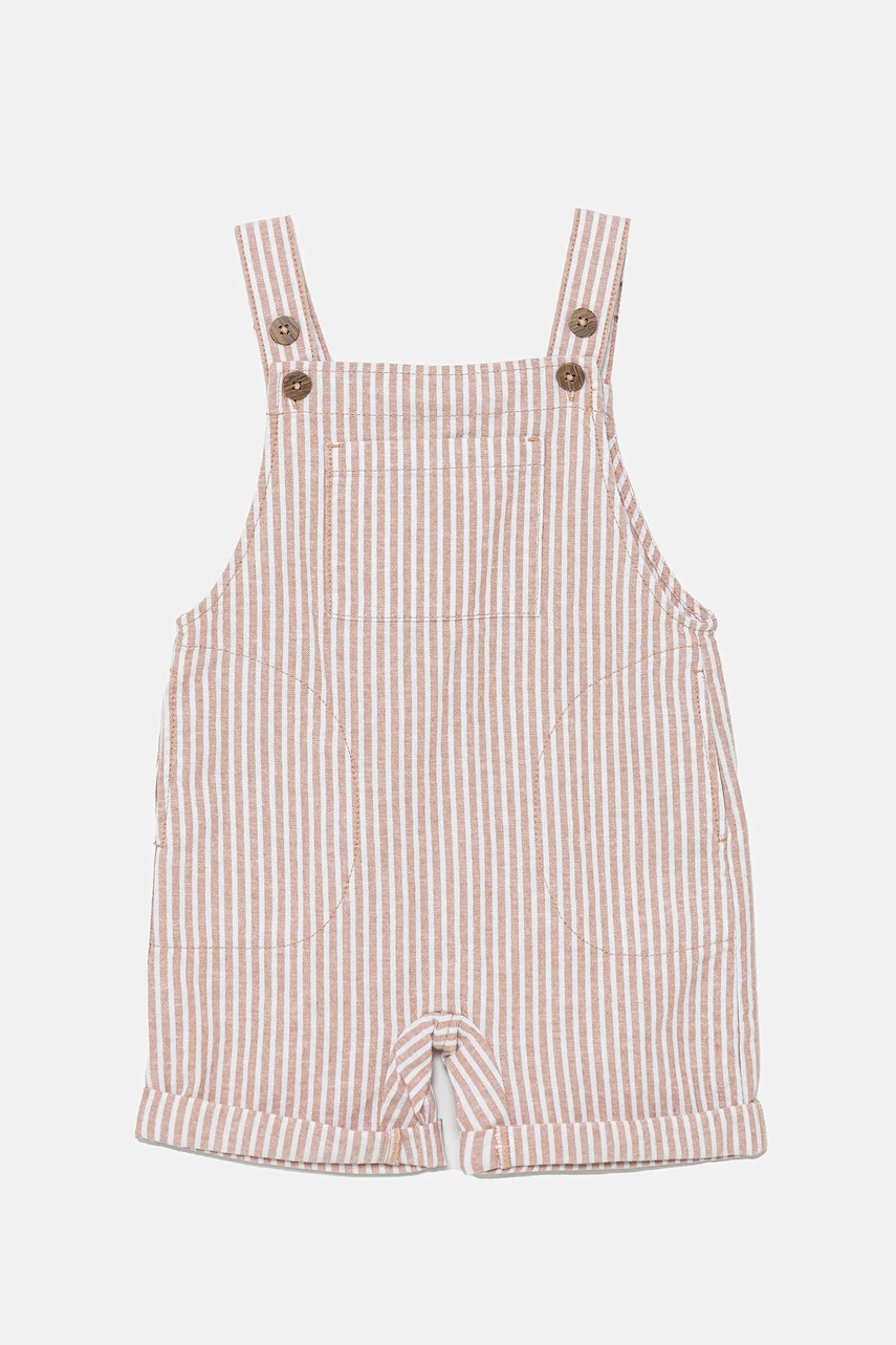 United Colors of Benetton salopetă de in pentru bebeluși 4OGMGT00J