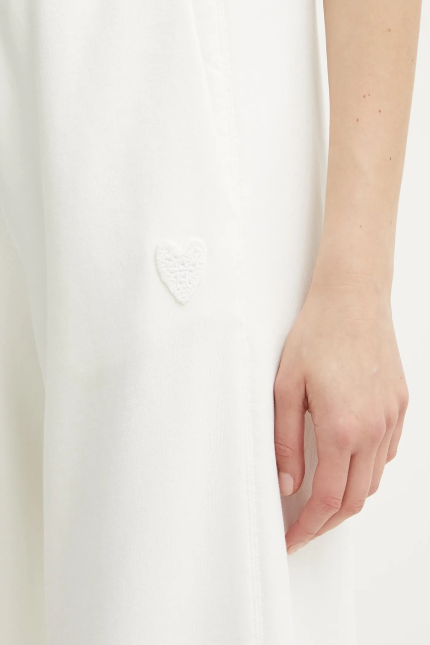 Βαμβακερό παντελόνι Forte Forte χρώμα: άσπρο, 13636.my pants φωτογραφία