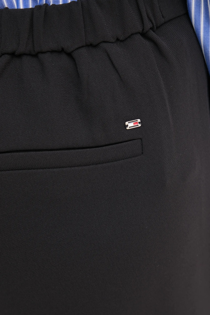 Παντελόνι Tommy Hilfiger χρώμα: μαύρο, WW0WW45450 φωτογραφία