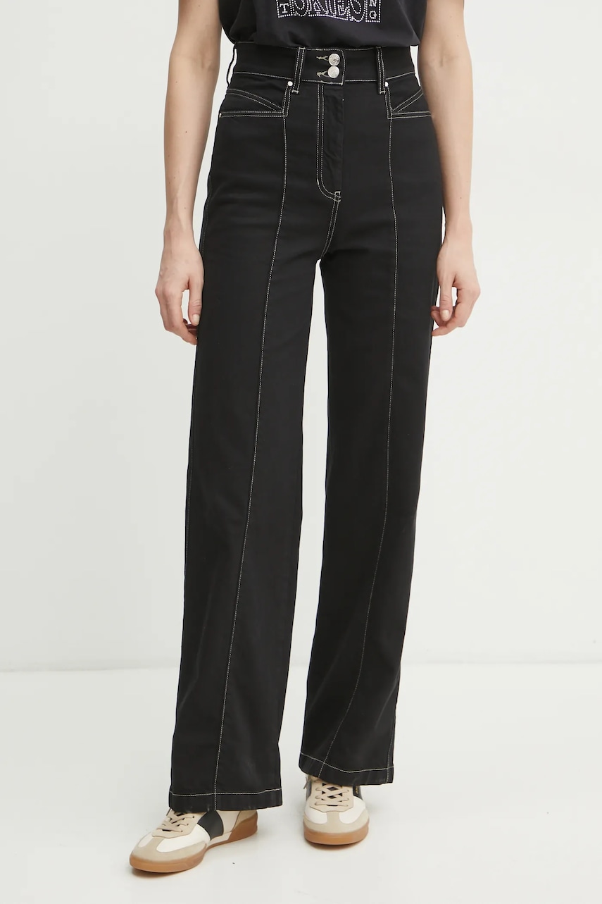 BOSS Orange jeansi femei, culoarea negru, 50531036 BOSS Orange jeansi femei, culoarea negru, 50531036