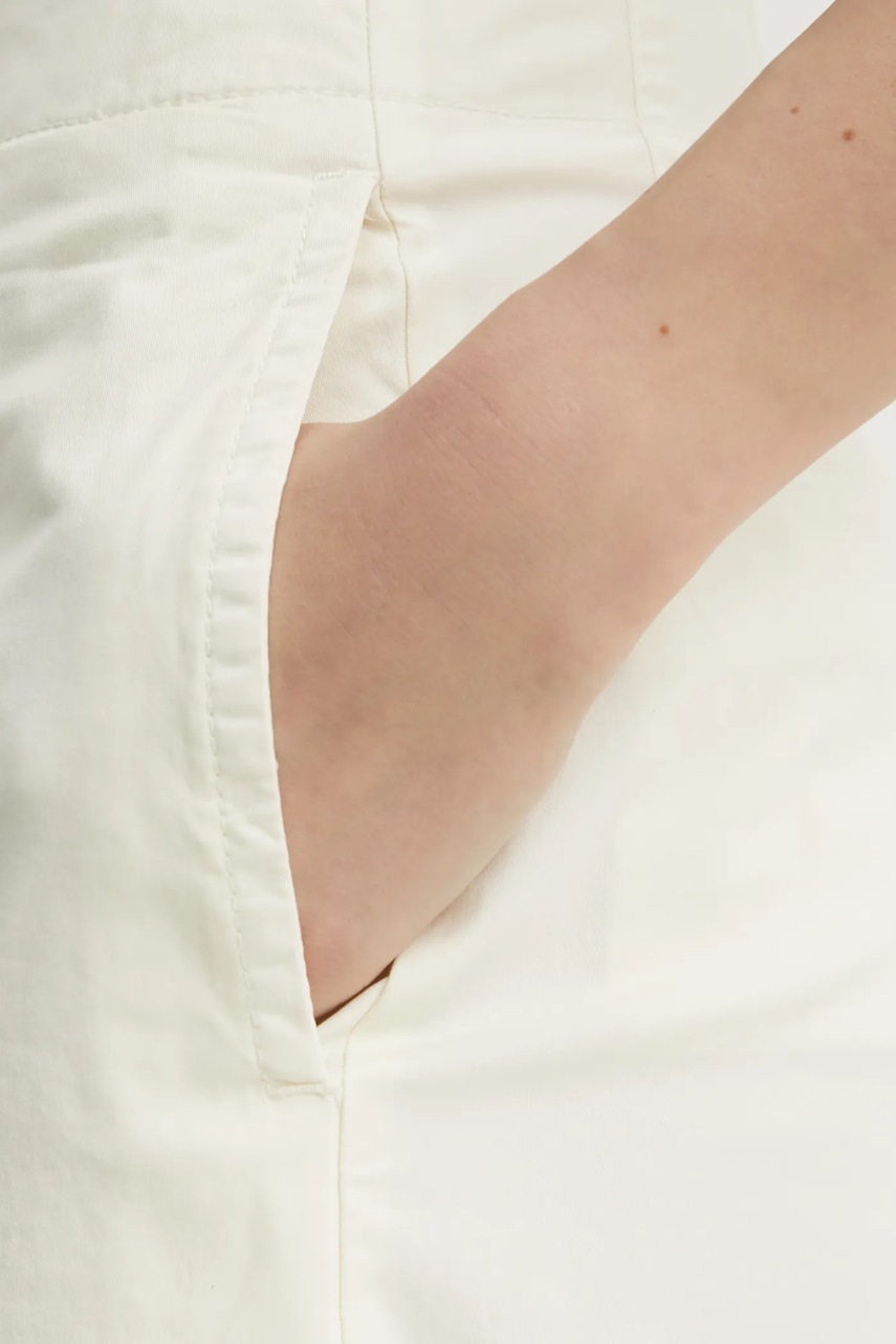 Παντελόνι BOSS Orange χρώμα: μπεζ, 50531767 φωτογραφία