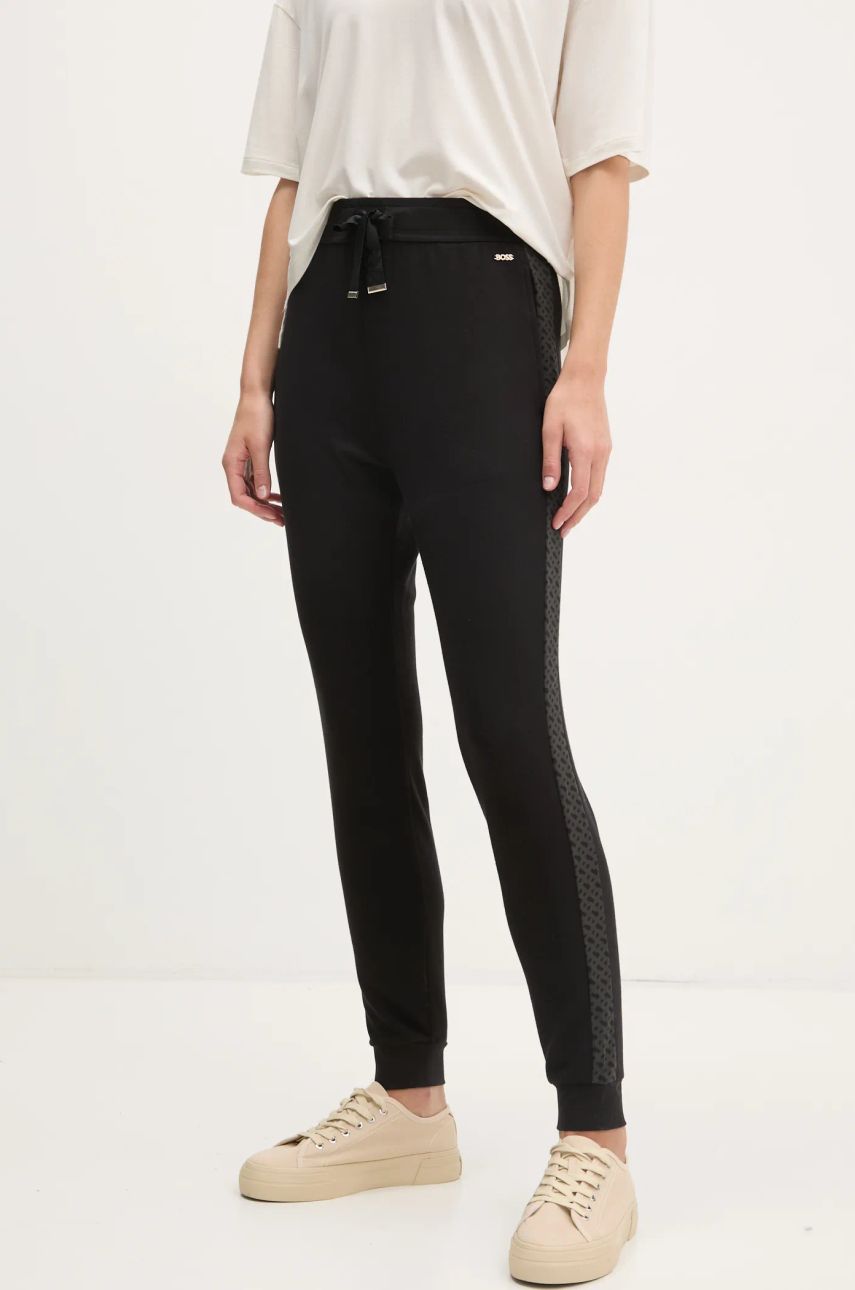 BOSS pantaloni de lounge culoarea negru, 50535841