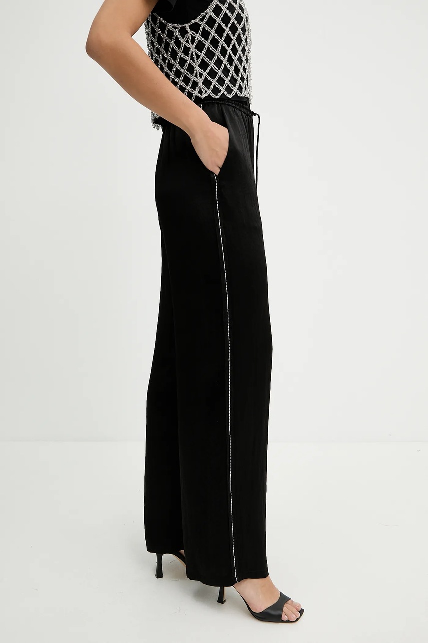 Παντελόνι Pinko χρώμα: μαύρο, 104595 A2BU φωτογραφία