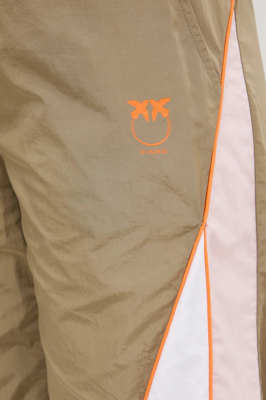 Παντελόνι Pinko χρώμα: πράσινο, 104859 A2GW φωτογραφία