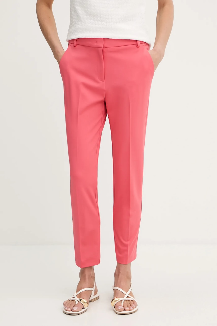 Levně Kalhoty Pinko dámské, oranžová barva, medium waist, 100155 A1L4