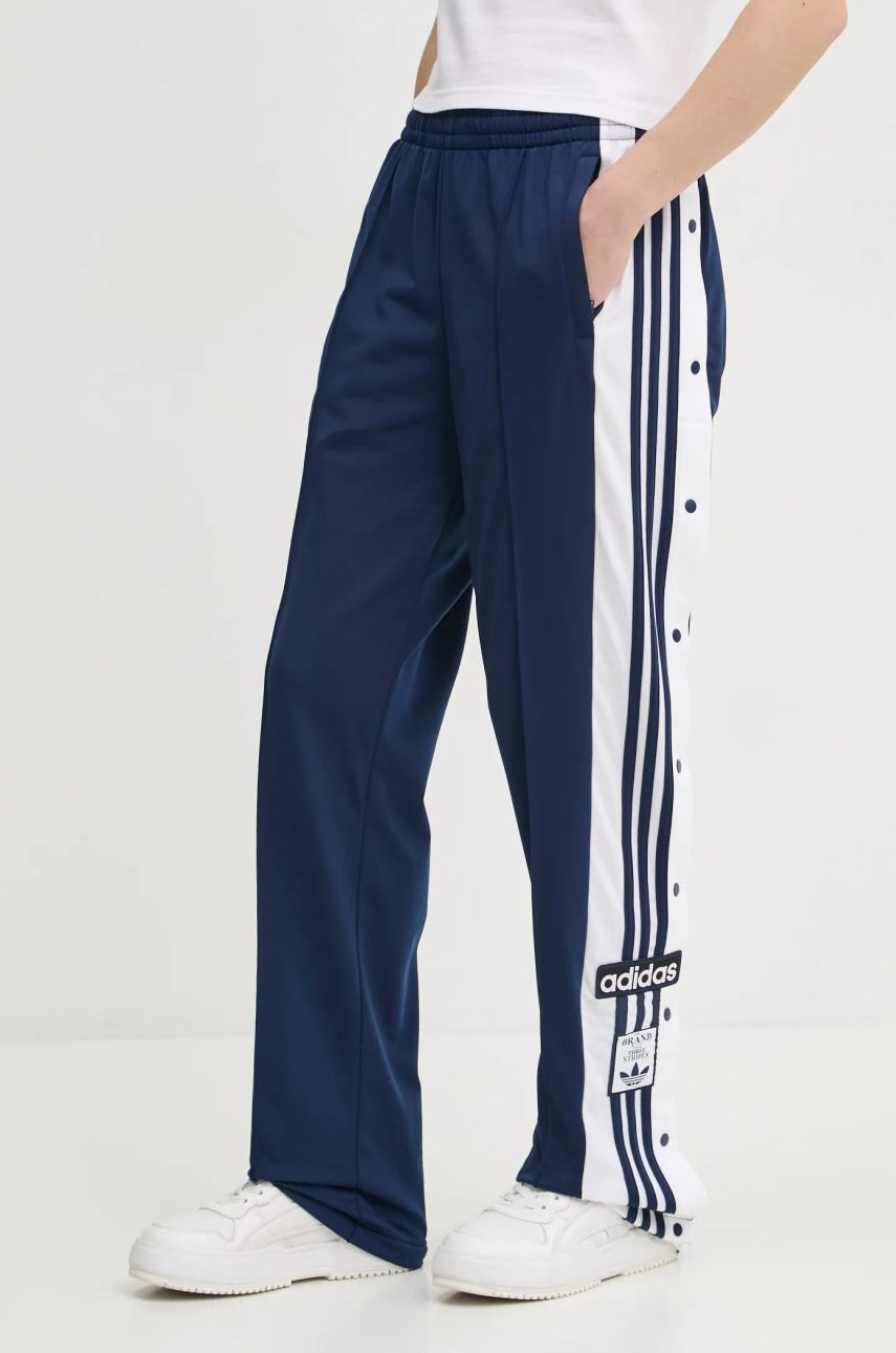 adidas Originals pantaloni de trening Adibreak culoarea albastru marin, cu imprimeu, JD0853