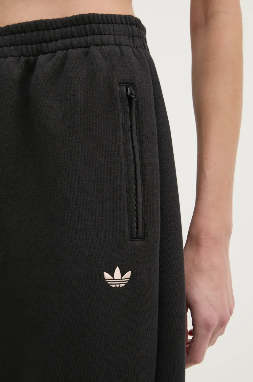 Donji dio trenirke adidas Originals OS SWEATPANT boja: crna, s aplikacijom, JJ0941