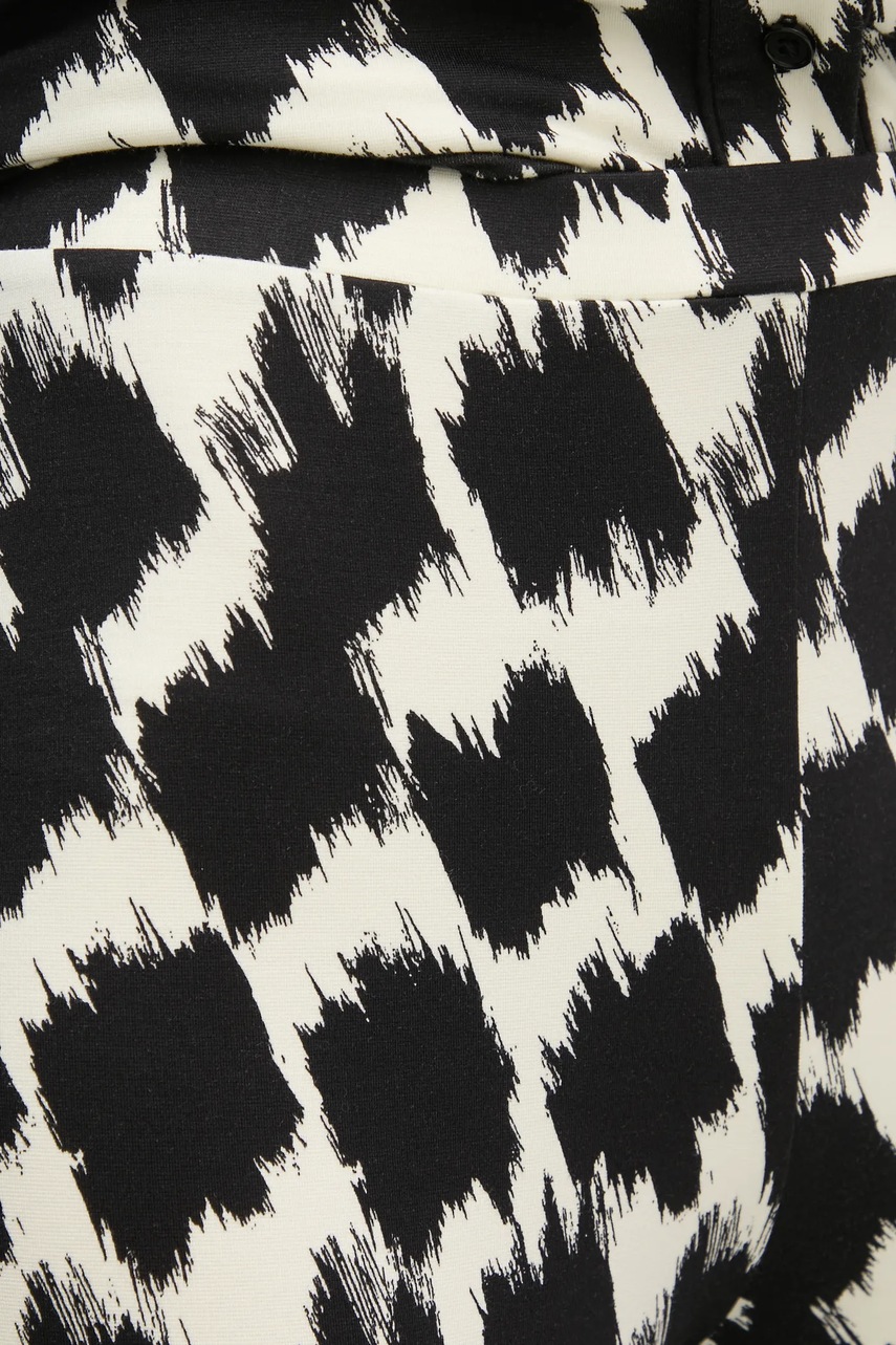 Παντελόνι DIANE VON FURSTENBERG χρώμα: μαύρο, DVFPL4S002 φωτογραφία